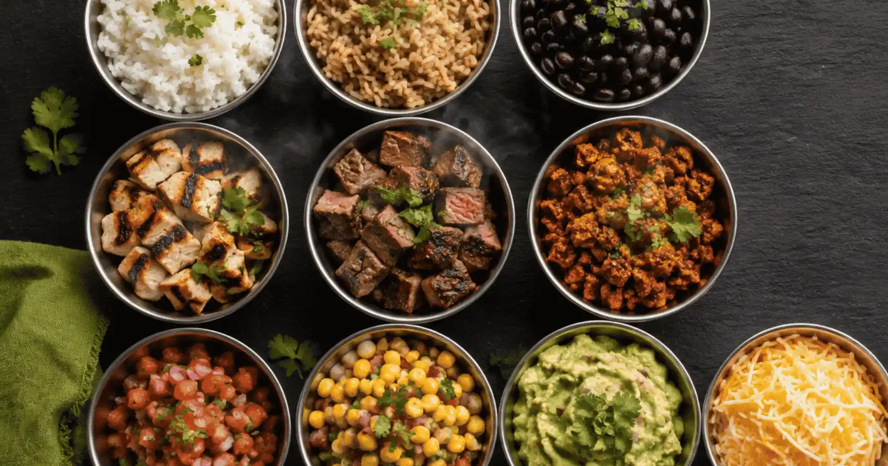 chipotle nutrition chart